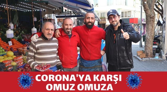 corona'ya karşı omuz omuza