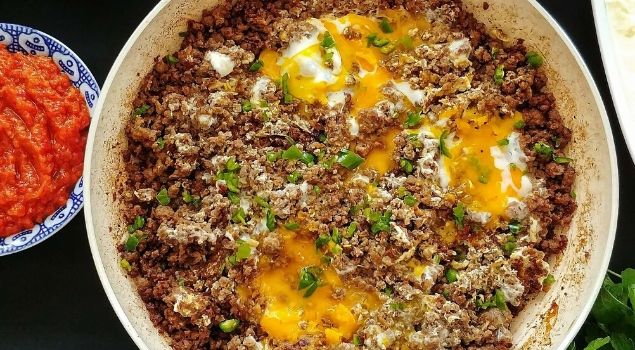 kıymalı yumurta